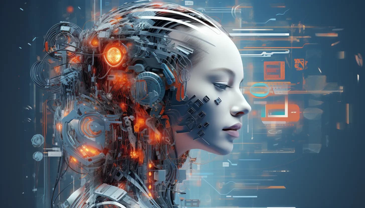 Tableau de bord SEO avancé alimenté par l’IA, montrant l’optimisation de la recherche sémantique, l’analyse de contenu et les algorithmes prédictifs de classement pour les stratégies modernes de marketing digital.